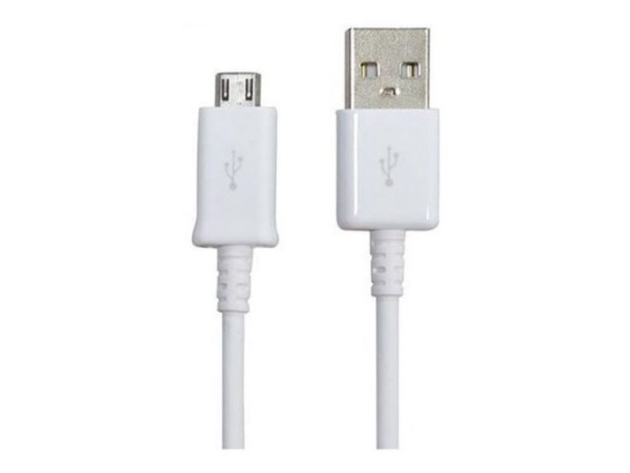 Samsung Micro USB Charge & Sync Cable, 5 feet, Non-Retail Packaging 3-Pack White