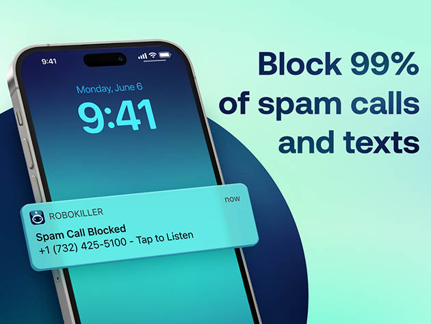 RoboKiller Spam Call & Text Blocker: 2-Year Subscription