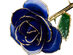 24K Gold Preserved Eternal Rose (Blue Velvet)