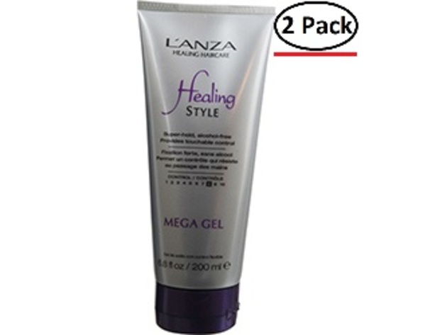 Lanza By Lanza Mega Gel Super Hold 6.8 Oz (Urban Elements) For Unisex (Package Of 2)