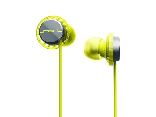 Sol Republic Relays Sport Wireless Headphones  with Mic, Music & Siri Control - Yellow