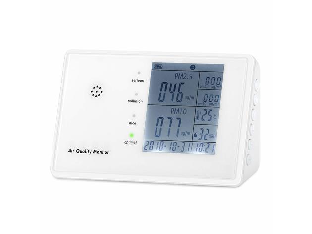 Yvelines Humidity Professional Multifunctional Air Quality Monitor with Rechargeable Battery