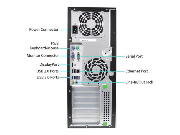 HP Compaq 8300 Tower PC, 3.2GHz Intel i5 Quad Core, 4GB RAM, 500GB SATA HD, Windows 10 Home 64 bit (Renewed)