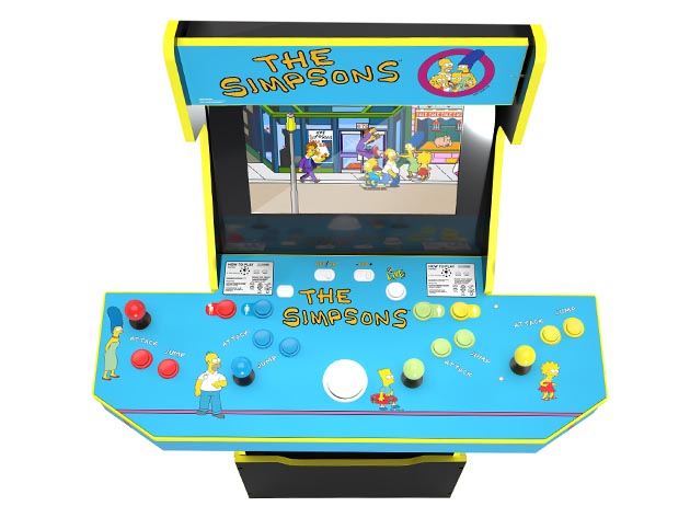 The Simpsons 4-Player Home Arcade Game