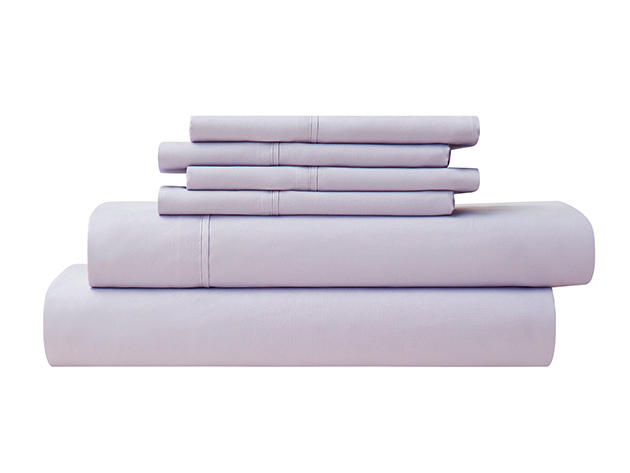 6-Piece Bamboo Comfort Luxury Sheet Set (Lilac/Full)