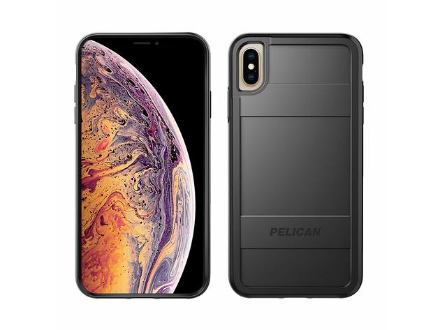 Pelican Protector Dual Layer Rugged Protection for iPhone Xs Max Case - Black