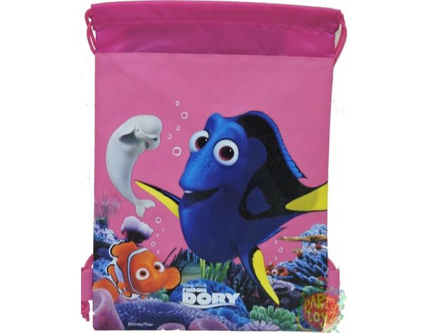 Drawstring Bag - Finding Dory - Pink - 13" X 11"