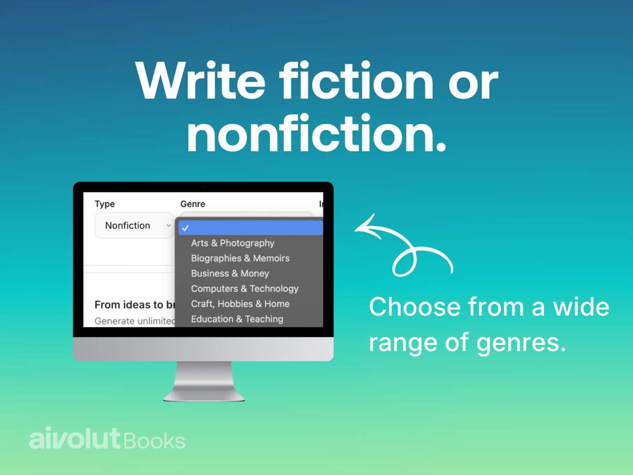 Aivolut AI Book Creator: Lifetime Subscription (Plus Plan)