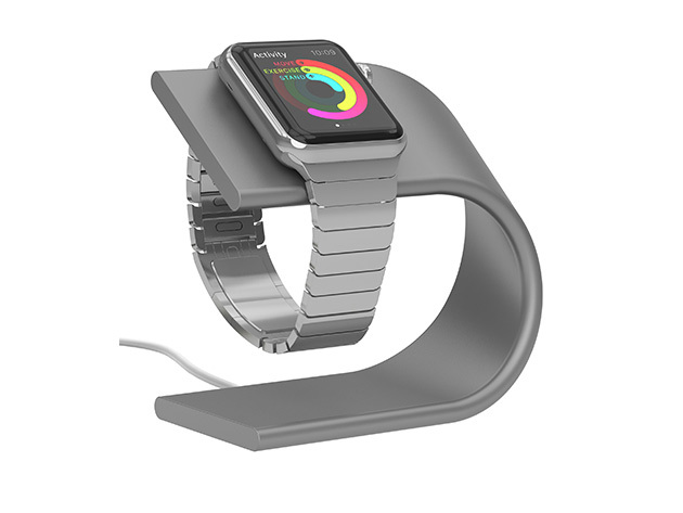 Nomad Stand for Apple Watch (Silver)