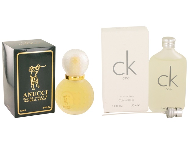 Gift set  ANUCCI by Anucci EDT Spray 3.4 oz And  CK ONE EDT Pour/Spray (Unisex) 1.7 oz