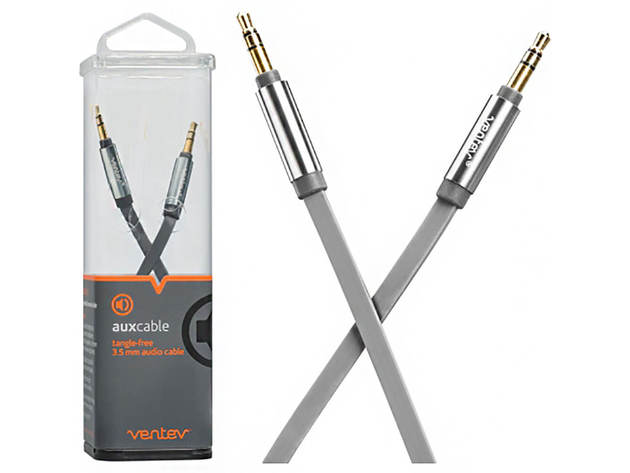 Ventev 517092 4 Ft. Auxiliary Cable - Gray