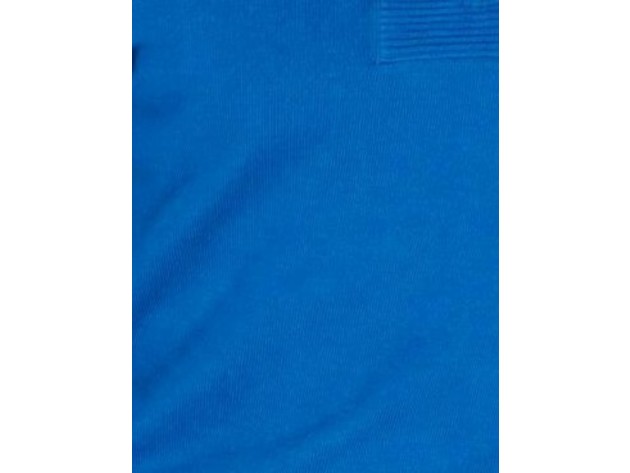 Alfani Men's Quarter-Zip Ribbed Placket Sweater Blue Size Medium