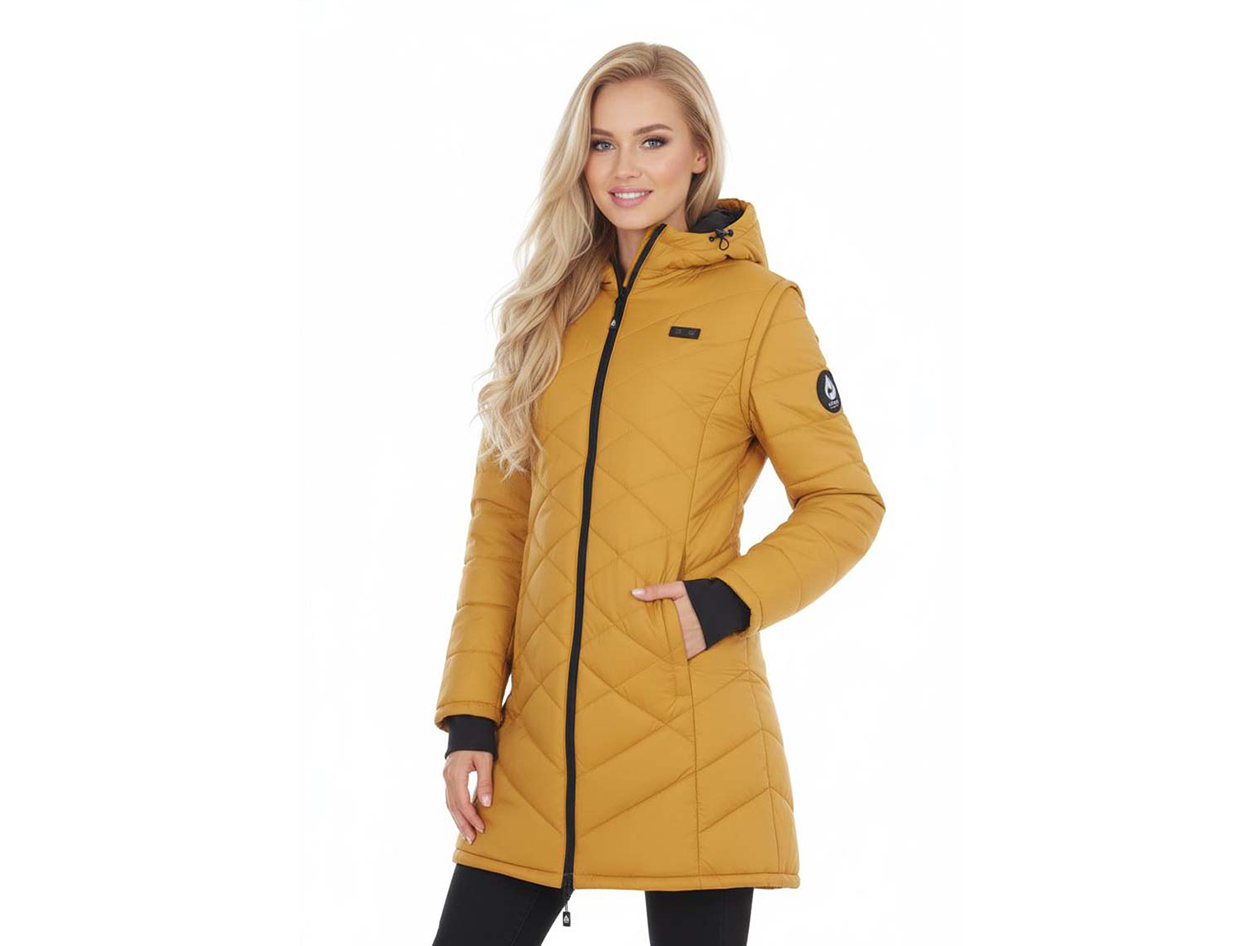 Women's Helios Hybrid Heated Coat (Golden/2XL)