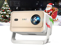 N6 Pro 1080p Portable Smart Projector - Netflix Certified, Auto-Focus, Voice Controlled, Wi-Fi 6 & Bluetooth 5.4