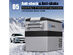 44 Quarts Portable Electric Car Cooler Refrigerator/Freezer Compressor Camping - Black + Gray