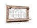 Costway Wall Mounted Jewelry Organizer Vintage Wood Jewelry Holder Hanger Display Rack - Natural