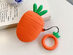 Food Silicone Earphone Case for Apple AirPods (Carrot)