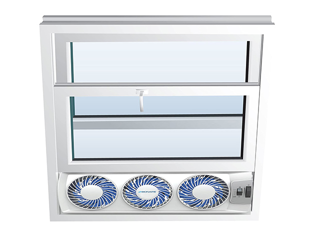Bionaire Thin Window Fan with Reversible Airflow