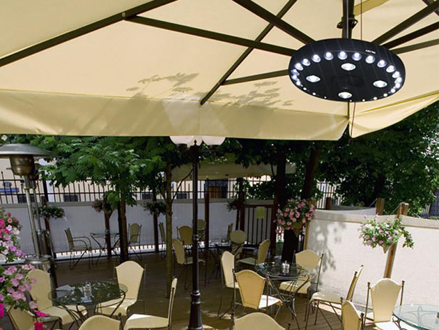 Outdoor Multifunctional 24+4 LED Umbrella Lamp