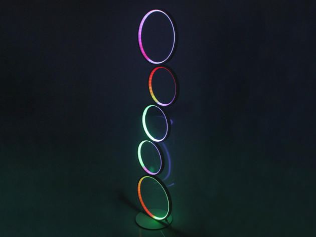 LampDepot RGB Minimalist Circular Floor Lamp