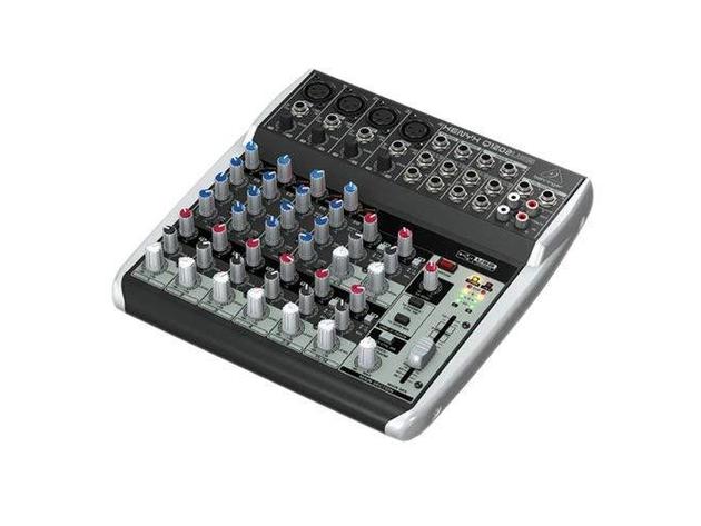 Behringer Q1202USB Premium Ultra-Low Noise 2-Bus 12-Channel 3-Band EQ Mixer- (Used, Damaged Retail Box)
