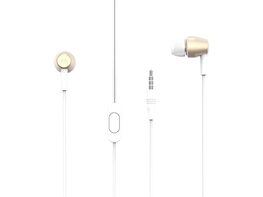 Motorola Pace 200 In-Ear Metal Rich HD Sound Headphones with Microphone - Gold