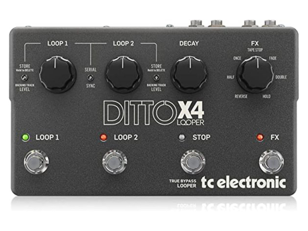 TC Electronic DITTOX4LOOPER Simple and Intuitive Dual-Track Guitar Looper Pedal (Used, Damaged Retail Box)
