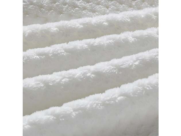 350 Series Classic Textured Blanket White King