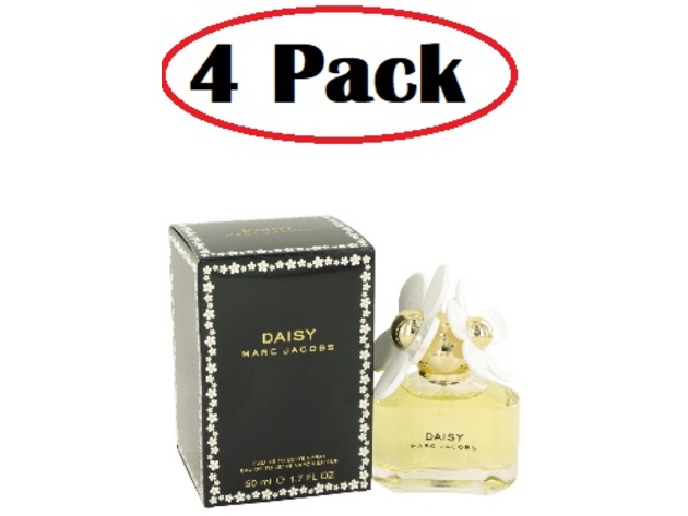 4 Pack of Daisy by Marc Jacobs Eau De Toilette Spray 1.7 oz