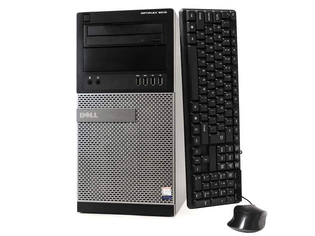 Dell Optiplex 9010 Tower Computer PC, 3.20 GHz Intel i5 Quad Core Gen 3, 8GB DDR3 RAM, 500GB SATA Hard Drive, Windows 10 Home 64Bit (Refurbished Grade B)