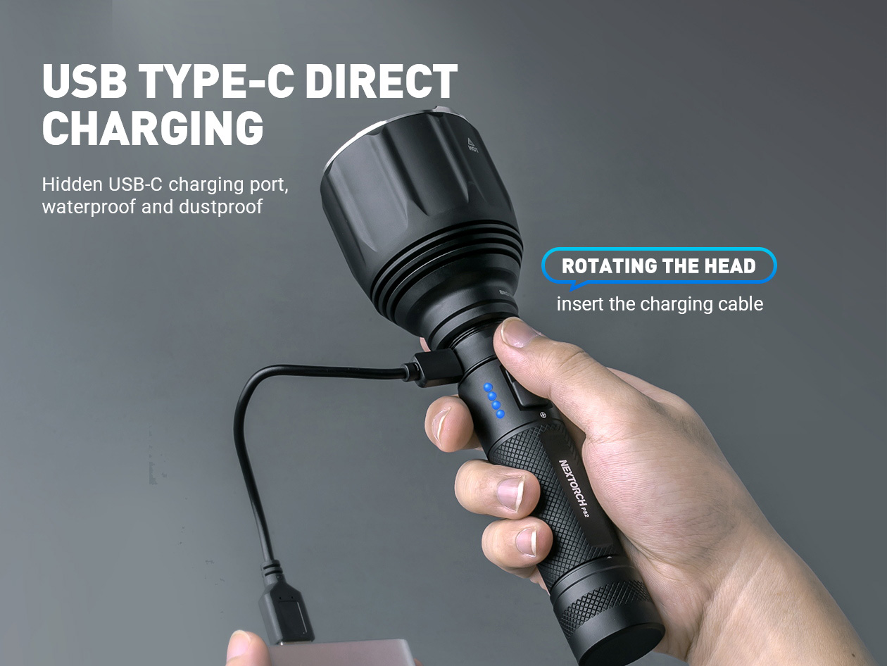 NEXTORCH P82 1,100m Long-Range Flashlight