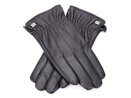 Cold-Weather Leather Gloves (Espresso)
