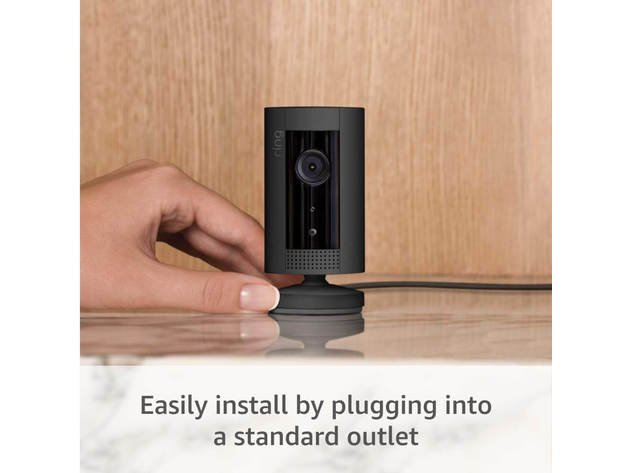 Ring STICKCAM31BK Indoor Cam - Compact Plug-In HD Security Camera