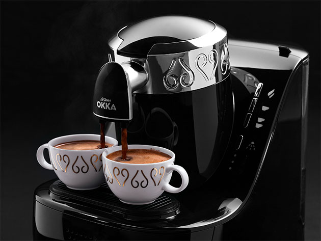 Arzum Okka Automatic 120V Turkish Coffee Maker Black/Silver
