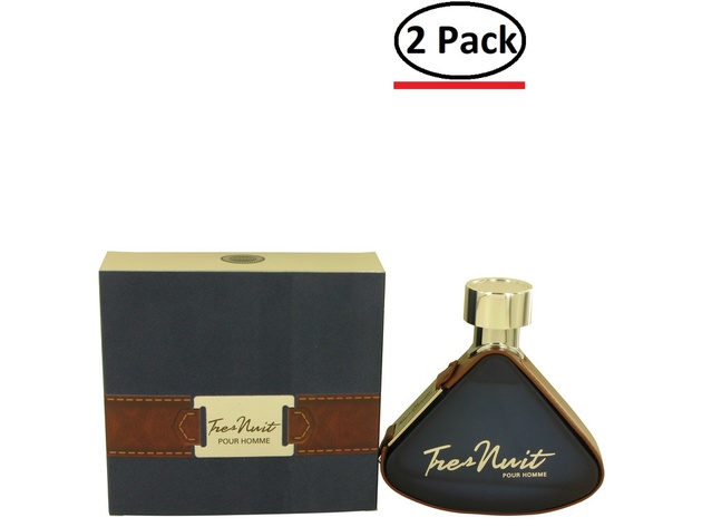 Armaf Tres Nuit by Armaf Eau De Toilette Spray 3.4 oz for Men (Package of 2)