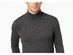 Alfani Men's Turtleneck Sweater Charcoal Size XX-Large