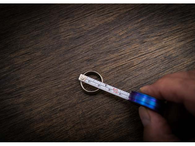 Ti-Tape Titanium Tape Measure Blue Raspberry