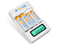 SunLabz 4-Slot Smart Battery Charger - Product Image
