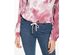 Hooked Up By IOT Juniors' Tie Dye Sweatshirt Pink Size Large