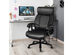 Costway Big & Tall 400lb Massage Office Chair Executive PU Leather Computer Desk Chair - Black
