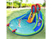 Costway Inflatable Bounce House Water Splash Pool Dual Slide Climbing Wall