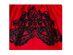 Rare Editions Baby Girls Velvet-Bodice Flocked-Skirt Dress Red Size 12 Months
