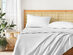 4-Piece Pre-Washed Microfiber Sheet Set (White/Twin)