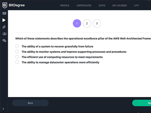 BitDegree Academy AWS Online Courses & Practice Exams
