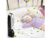 Costway 2 PCS Mini Ionic Whisper Home Air Purifier & Ionizer Pro Filter 2 Speed Silver and Black