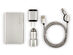 Metallic Complete Charging Collection + Micro USB & USB-C Cables (Silver)