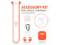 Chargeworx Accessory Kit for Apple Airpods, Nectarine
