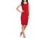 Kasper Women's Stretch Crepe Sheath Dress Red Size 4