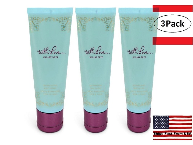 3 Pack With Love by Hilary Duff Body Lotion 5 oz for Women
