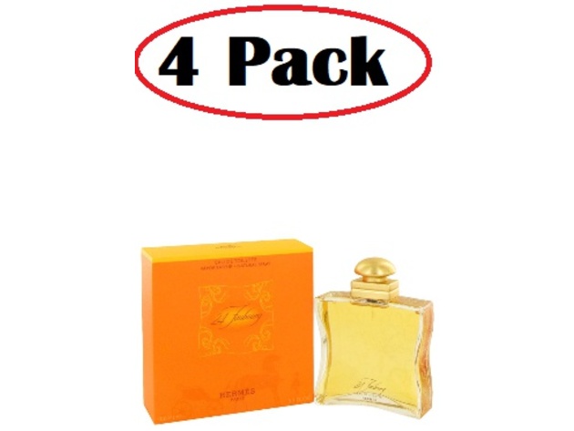 4 Pack of 24 FAUBOURG by Hermes Eau De Toilette Spray 3.4 oz
